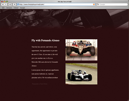 Imagen web regalo conducción con Fernando Alonso